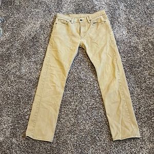 Levi 513 Khaki Jeans